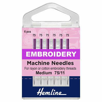 H108.75 Embroidery Size 75/11 Sewing Machine Needle